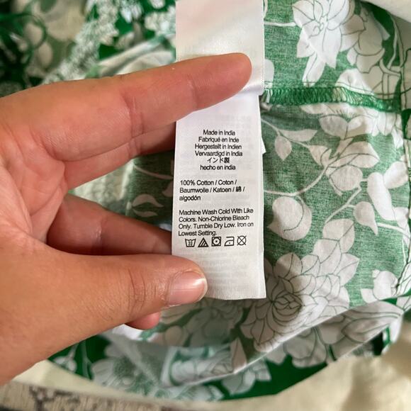 NWT J Crew Floral One Shoulder Blouse Sz XXL Preppy - Picture 7 of 8